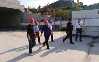 領導帶隊到珠海馬騮洲交通隧道工地視察工作 領導帶隊到珠海馬騮洲交通隧道工地視察工作